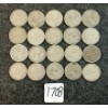 Image 1 : LOT OF 20 - 1937-1968 CDN 25 CENT COINS