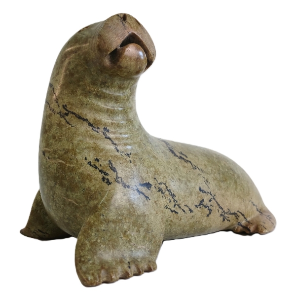 WALRUS BY TEMELA NALENIK(1939 - 2003) - STONE