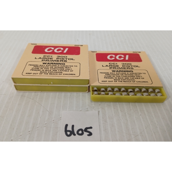 PRIMERS: APPROX 300X CCI NO. 300 LARGE PISTOL PRIMERS