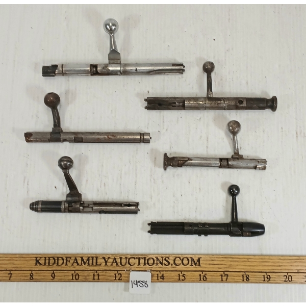 LOT OF 6 - MIXED .22LR BOLTS