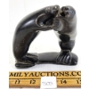 Image 2 : WALRUS FIGHT BY TWAMIE OKAITOK (1900 - 1963) - STONE