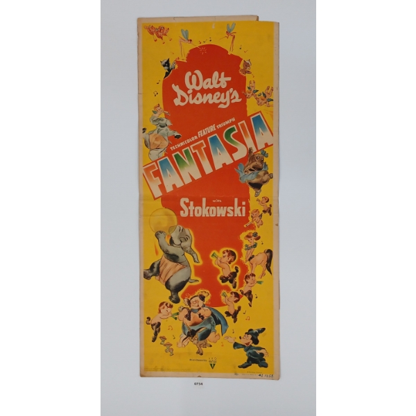 1941 WALT DISNEY'S "FANTASIA" FILM POSTER
