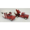 Image 2 : LOT OF 2 - TONKA PRESSED STEEL JEEP CAMPER & CEMENT TRUCK