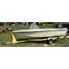 Image 2 : CUTTER INDUSTIRIES - CALYPSO MODEL MOTOR BOAT - W/ MERCURY 50 HP OUTBOARD MOTOR - W/ TRAILER