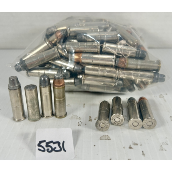 AMMO: 180X MIXED RELOADS .38 SPL - LSWC, LWC, LRN & SP