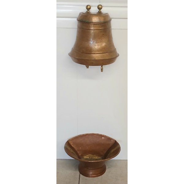 LAVADO SET - FRENCH VICTORIAN - COPPER & BRASS