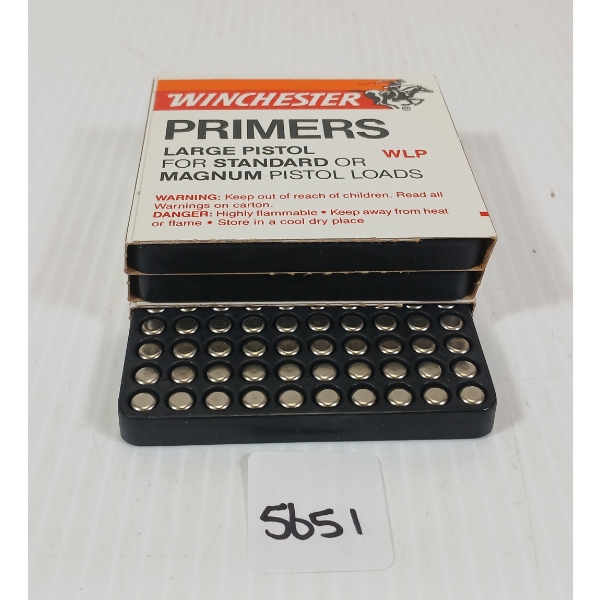 PRIMERS: 300X WINCHESTER NO. WLP LARGE PISTOL PRIMERS