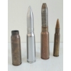 Image 1 : LOT OF 4 - 20 MM & .50 BMG BRASS & INERT ROUNDS
