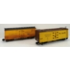 Image 1 : LOT OF 2 - USA TRAINS D & RGW REFRIGERATOR CARS