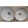 Image 2 : LOT OF 2 - PORCELAIN LAMP SHADES