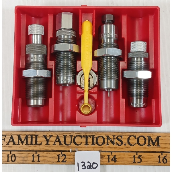 LEE CARBIDE .45 COLT DIE SET & SHELL HOLDER