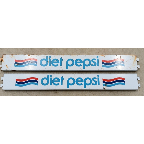 LOT OF 2 - DIET PEPSI RACK PANELS