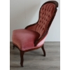 Image 4 : SUEDE BUTTON BACKED GRANDMOTHER CHAIR
