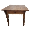 Image 4 : OAK KITCHEN TABLE W/ CUTLERY DRAWER