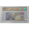 Image 1 : 2005 CDN $10 BANKNOTE - BCS GRADED - 4 DIGIT RADAR