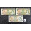 Image 1 : LOT OF 3 - 1969 & 1979 CDN $20 BANKNOTES