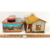 Image 4 : LOT OF 5 - COWBOY COLLECTIBLES - INCL ROY ROGERS TIN SHACK, GUNSMOKE LUNCH BOX, ETC.