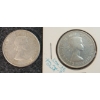 Image 2 : LOT OF 2 - 1957 & 1960 CDN 50 CENT SILVER COINS