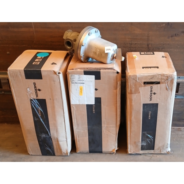 LOT OF 3 - EMERSON MR95 SERIES PRESSURE REGULATORS