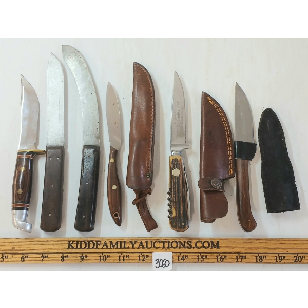 LOT OF 6 - ASSORTED KNIVES