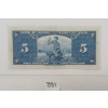 Image 2 : 1937 CDN $5 BANKNOTE