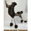 METAL POODLE GARDEN DECOR.