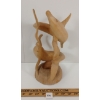 Image 2 : CARVED PLAYFUL DOLPHINS STATUE