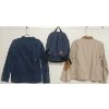 Image 3 : LOT OF 3 - MEN'S PENFIELD BRANDON JACKET, DEUS EX MACHINA INDIGO JACKET & BRIXTON BACKPACK