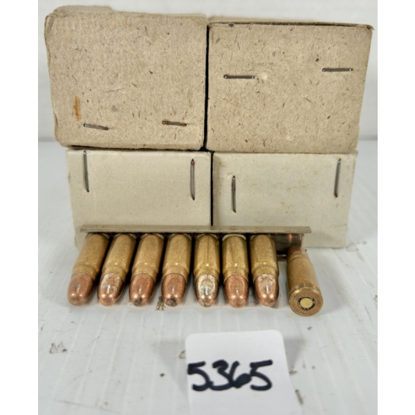 AMMO: 160X 7.62X25 MM TOKAREV - MILITARY FMJ