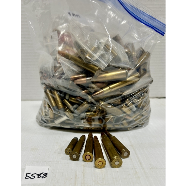 AMMO: BAG LOT MIXED RIFLE & HANDGUN CARTIRDGES