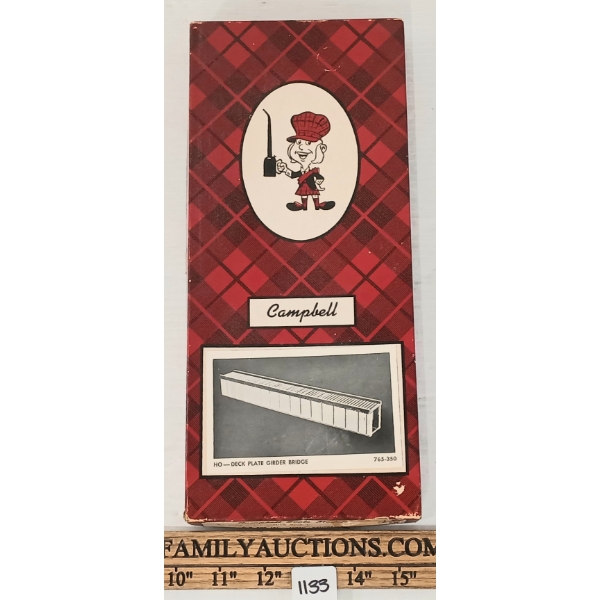 CAMPBELL DECK PLATE GIRDER BRIDGE KIT #765