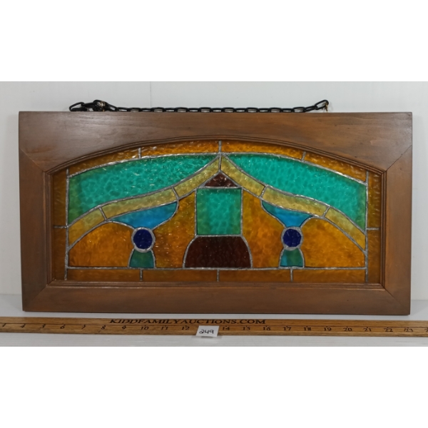 DECORATIVE STAINED GLASS HANGING