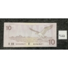 Image 2 : 1989 CDN $10 BANKNOTE