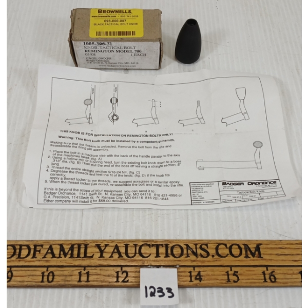 BROWNELLS REMINGTON MODEL 700 TACTICAL BOLT KNOB