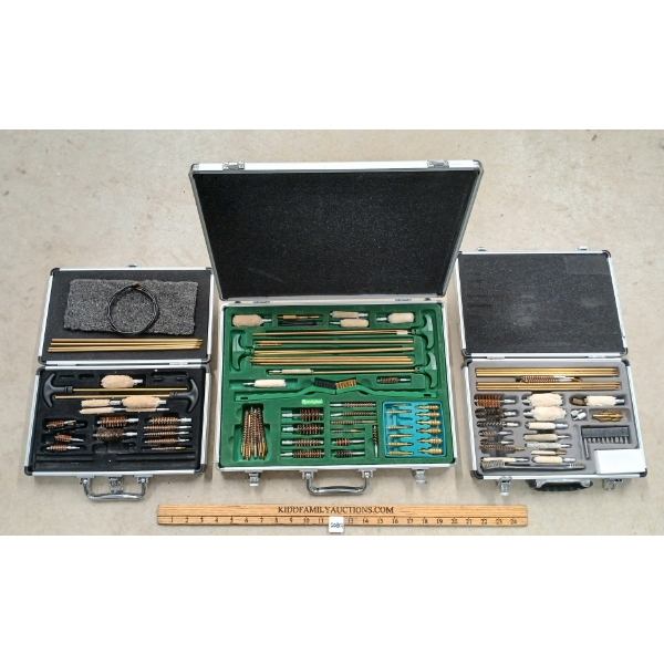 LOT OF 3 - RIFLE CLEANING KITS 