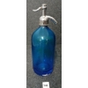 Image 2 : LIBERTY BELL BOTTLING CO. - COBALT ACID-ETCHED - 26OZ SELTZER BOTTLE