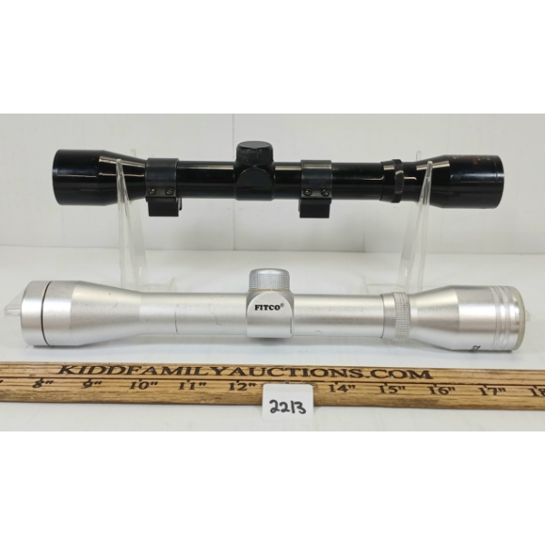 LOT OF 2 - FITCO 4X32 & TASCO 4X32 RIFLESCOPES 