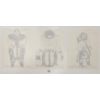 Image 5 : LOT OF 3 - "UNTITLED: BOY IN PARKA" & "WOMAN IN AMAUTIQ" BY EGEVADLUQ RAGEE - MARKER ON PAPER