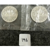 Image 1 :  LOT OF 2 - 1963 CDN SILVER DOLLARS - VOYAGEUR