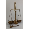 Image 1 : BRASS OFFICE LETTER SCALE W/ WEIGHTS