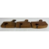 Image 4 : LOT OF 3 - ENGLISH VICTORIAN BEECH/STEEL MINIATURE PLANES