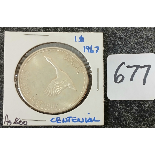 1967 CDN SILVER DOLLAR