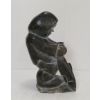 Image 3 : MAN CATCHING FISH - SIGNED - STONE