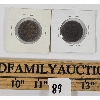 Image 2 : LOT OF 2 - 1891 CANADIAN 1 CENT COINS