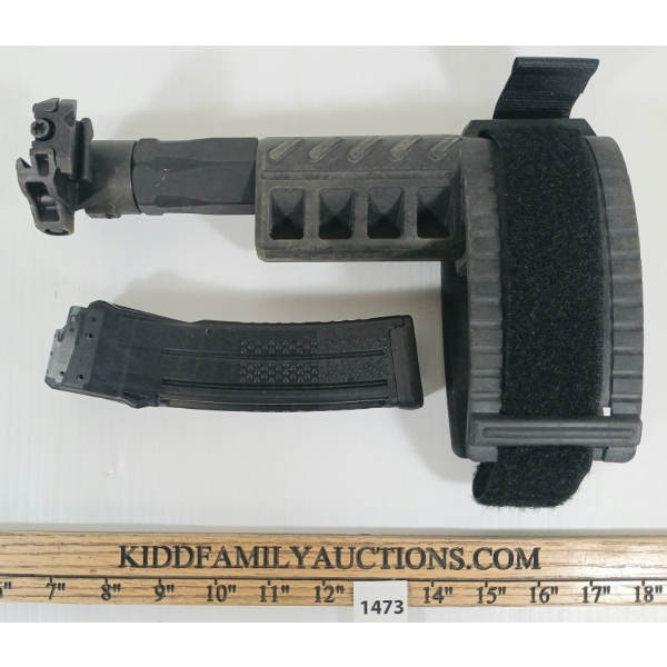 LOT OF 2 - SIG SAUER 9X19 MAGAZINE & MPX ARM BRACE STOCK - PAL REQ.