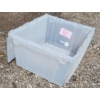 Image 3 : LOT OF 20 - ULINE BINS W/ FOLDING LIDS