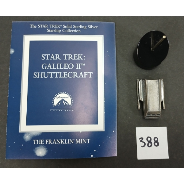 FRANKLIN MINT - STAR TREK "SHUTTLECRAFT" - STERLING SILVER