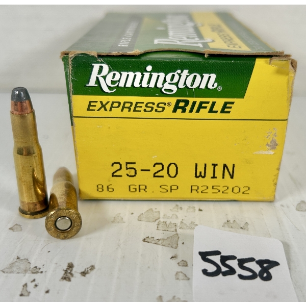 AMMO: 50X REMINGTON .25-20 WIN - 86 GR SP
