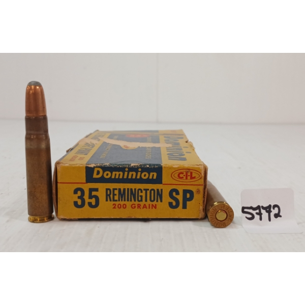 AMMO: 20X DOMINION .35 REM - 200GR - SP