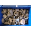 Image 2 : QTY OF - MISC PVC PIPE FITTINGS - INCL ELBOWS, T PIPES, NUTS, ETC